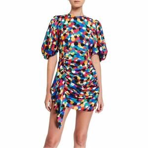 Rhode Pia Ruched Mini Dress Sz XL